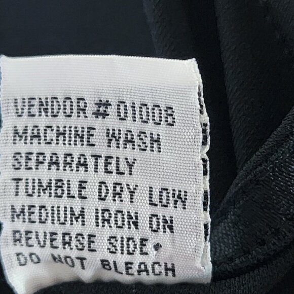 NEWPORT NEWS Solid All Black Short Sleeve Pullover V Neck Dress Womens Size 4 - Picture 6 of 6